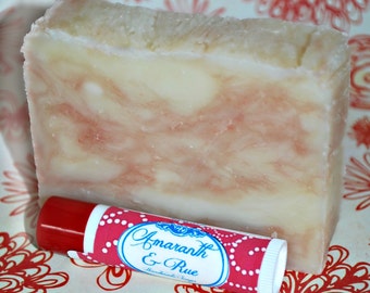 Malina wirowa Handmade Soap i zestaw balsam wargi