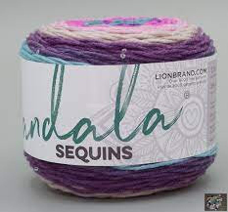 Lion Brand Mandala Alexandrite Sequin Yarn image 3
