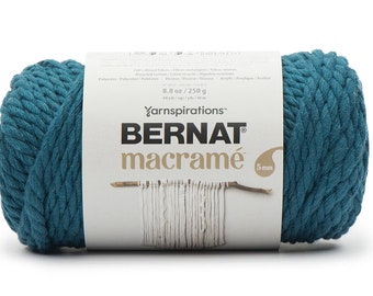 Bernat Cotton Macrame Teal