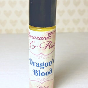 Dragon&#39;s Blood | Essential Oil Roll On Perfume | Amaranth & Rue