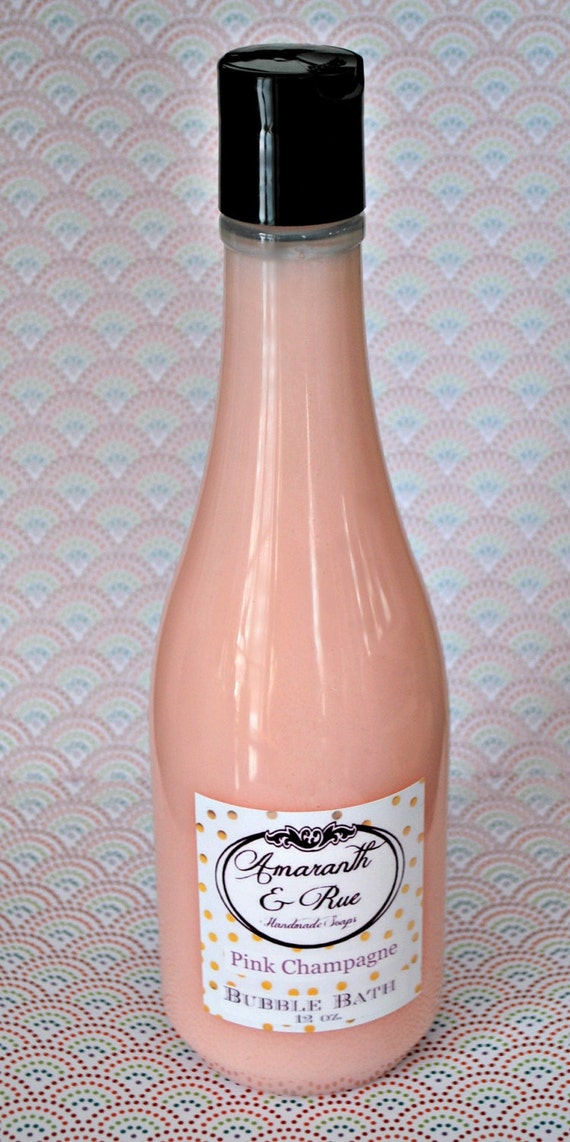 Rosa Champagner Schaumbad Etsy