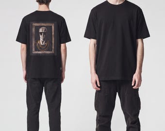 Roman Bust Portrait T-shirt | Classical Sculpture Graphic Tee
