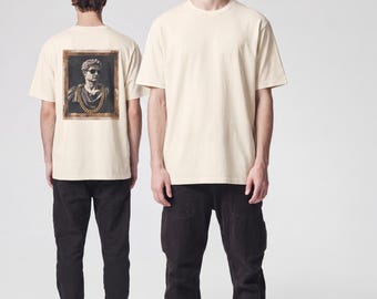 Roman Bust with Gold Chains T-shirt | Vintage Statue Streetwear