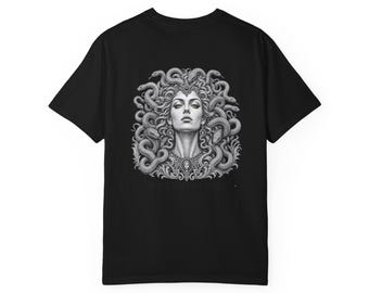 Medusa Graphic T-Shirt | Graphic T-Shirt | Greek Mythology Art | Unisex Streetwear Gift