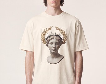 Classical Statue Tee - Roman Bust Graphic Shi | Graphic T-Shirt | Dark Academia Streetwear | Unisex Streetwear Gift