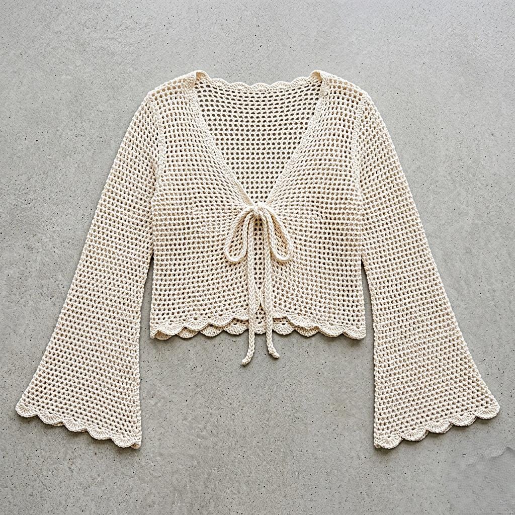 Crochet Bell Sleeve - Etsy