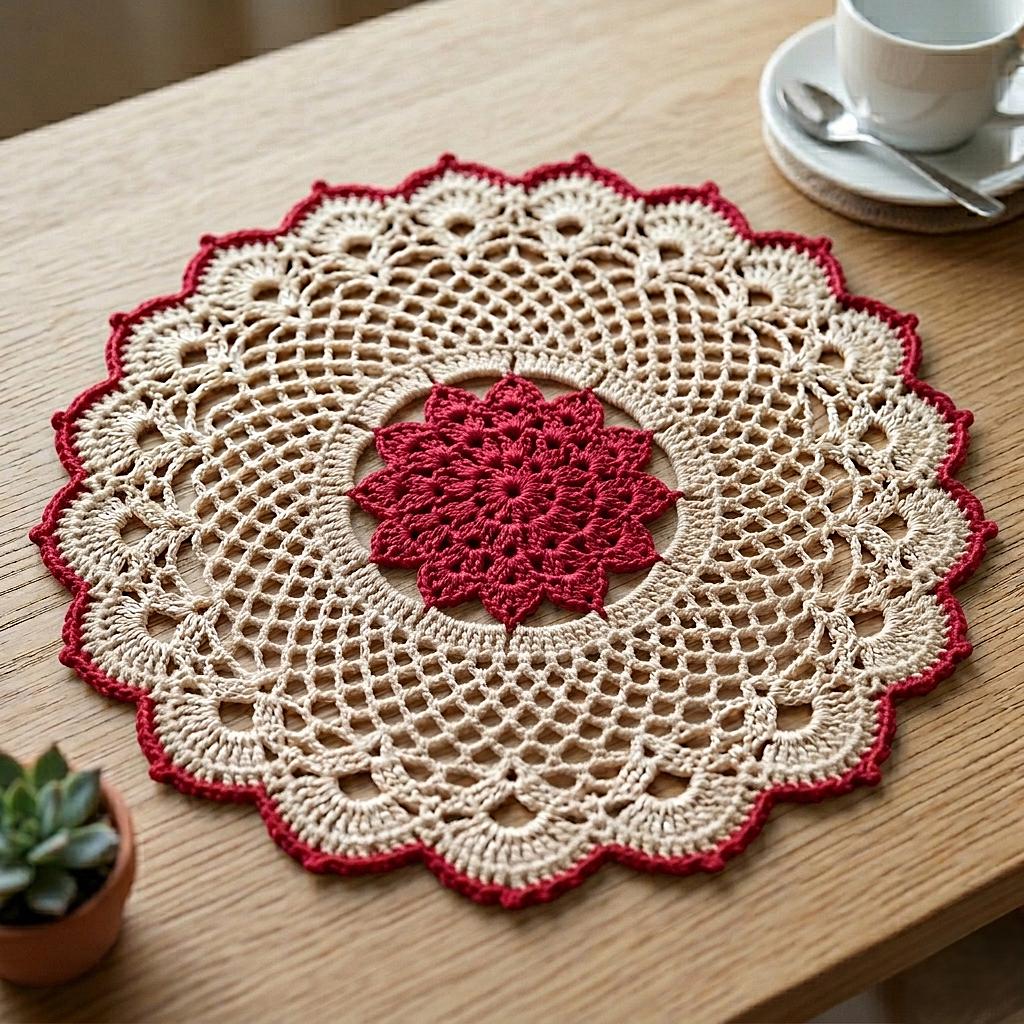 Lace Table Mat - Etsy UK