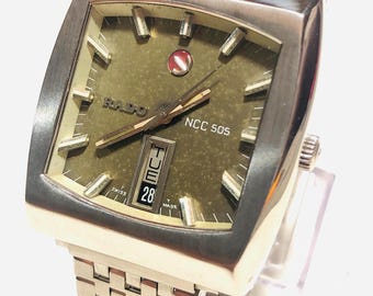Vintage [N MINT] RADO 204.3630.2 Florence Silver Gold Quartz Watch