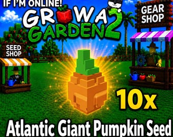 Atlantischer Riesenkürbis 10x GROW A GARDEN 2