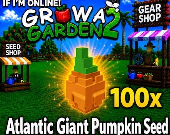 Atlantischer Riesenkürbis 100x GROW A GARDEN 2
