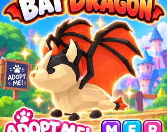 Mega Bat Dragon MFR LEGENDÄR Adopt Me Roblox