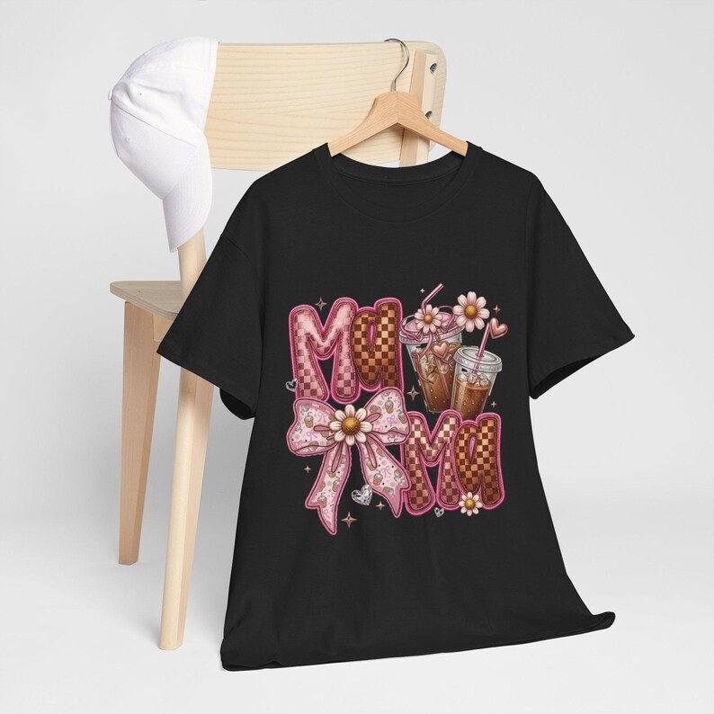 Camiseta vintage para mamás amantes del café / Camiseta retro para mamás amantes de la cafeína imagen 10
