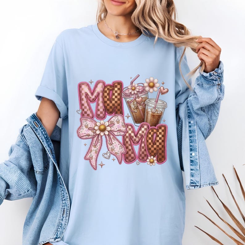 Camiseta vintage para mamás amantes del café / Camiseta retro para mamás amantes de la cafeína imagen 7