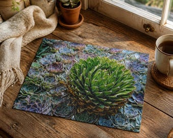 Succulent Garden Jigsaw Puzzle | Botanical Nature Photography Puzzle | Gift for Plant Lovers