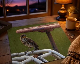 Puzzle di uccelli selvatici, puzzle con fotografia naturalistica, regalo a tema uccelli del bosco, regalo per amanti degli uccelli, puzzle di animali selvatici, collezione Momenti del Bosco