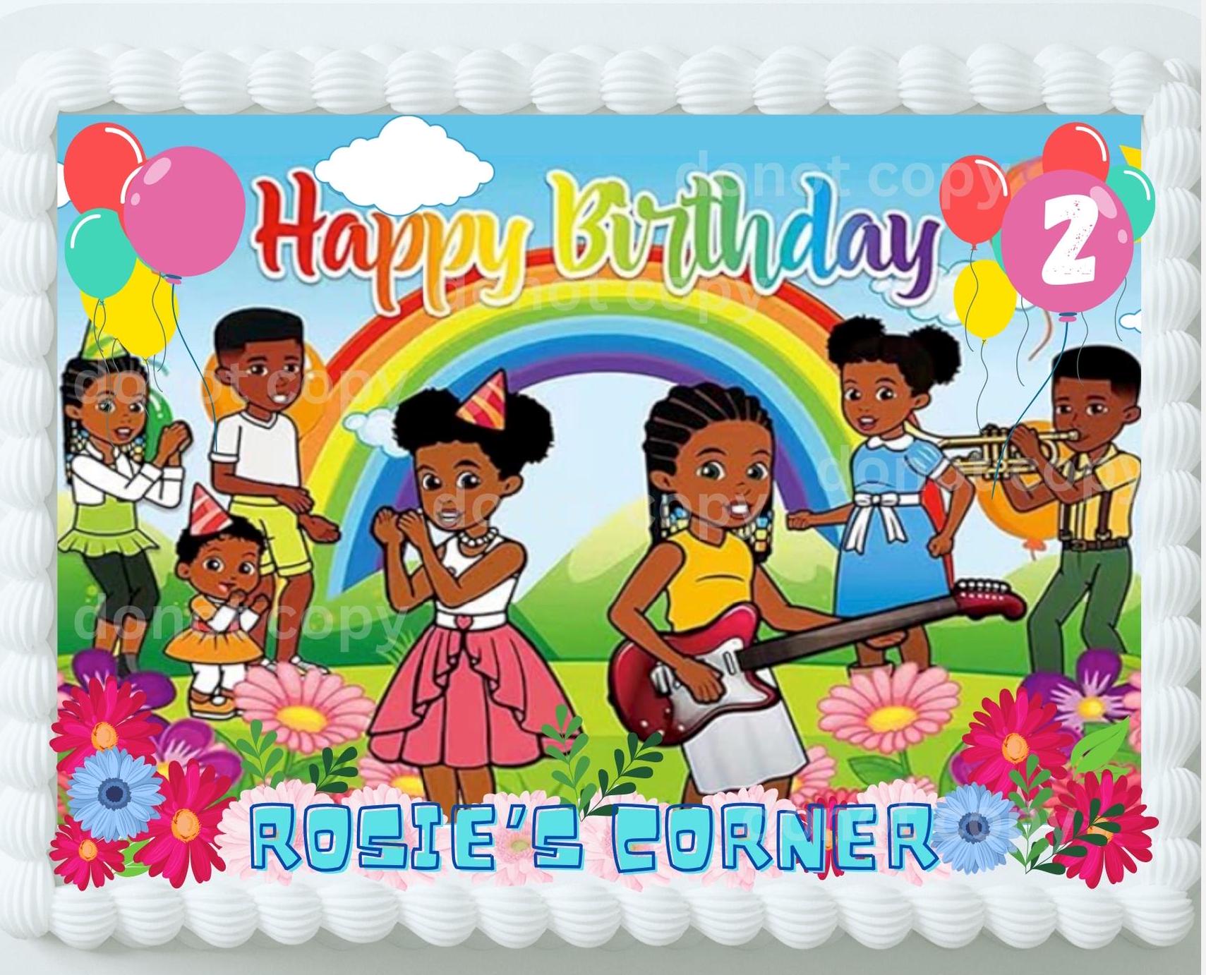 Edible Cake Topper Personalized, Gracie's Corner Edible Cake Topper Inspirited, (Fan Made)