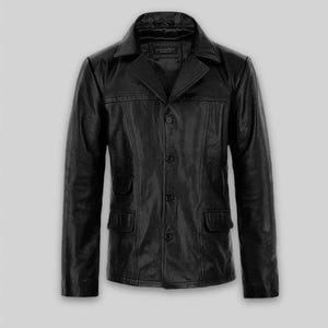 Bruce Springsteen Leather Trench Coat, Born to Run Autobiography Style (Custom Fit, XS-5XL, Genuine & Faux Leather)