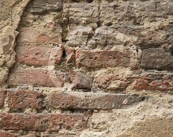 Brick and Concrete Texture, Vertical Clipart, Photoshop Overlay, Distress Wall Photo, Clip Art, Blog Art, Scrapbooking, Beige, Brown