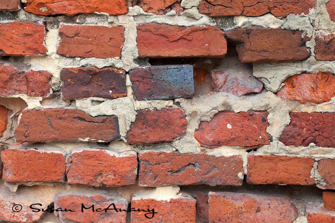 Brick Texture Overlay Red Brick Wall Clipart Etsy
