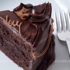 SCHOKOLADE Kuchen Clipart, Kuchen auf Teller, Dessert Bild, Stück Kuchen FOTO, Banner Clipart, digitaler Download, Blog-Header, Dessert Clip Art