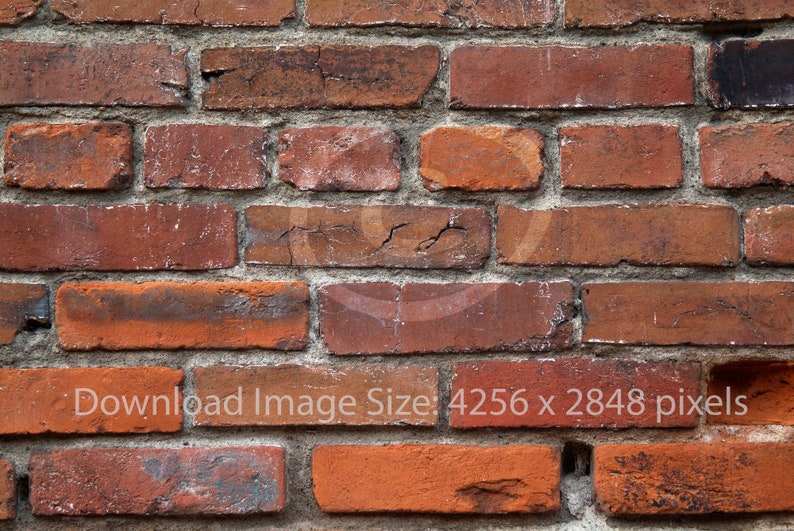 Brick Texture Background, Vintage Brick Image, Red Brick Photo, Photoshop Texture, Brick Clipart, Brick Overlay, Blog Web Graphics Clip Art image 5