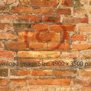 Brick Texture Background, Vintage Brick Image, Red Brick Photo, Photoshop Texture, Brick Clipart, Brick Overlay, Blog Web Graphics Clip Art image 4