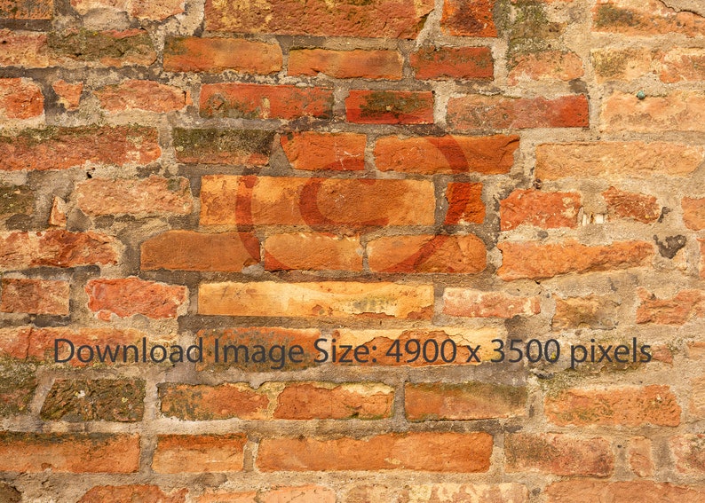 Brick Texture Background, Vintage Brick Image, Red Brick Photo, Photoshop Texture, Brick Clipart, Brick Overlay, Blog Web Graphics Clip Art image 4