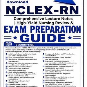 Appunti completi delle lezioni per l'esame NCLEX-RN di Mark Klimek / Guida di ripasso intensivo e preparazione all'esame di infermieristica
