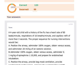 ENPC 6th Edition Test | Questions with Answers | 100% Correct | Grade A+
