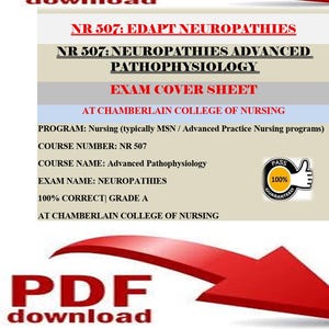 NR 507: Neuropathies | EDAPT Advanced Pathophysiology