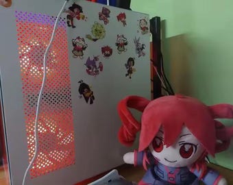 Anime Inspired Plush Doll | Cute Twin Tail Plushie | Kawaii Character Stuffed Toy | Soft Collectible Gift | Anime Room Decor