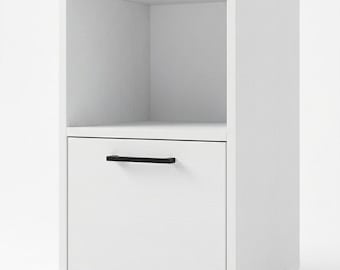 Armario de almacenamiento minimalista para mesita de noche