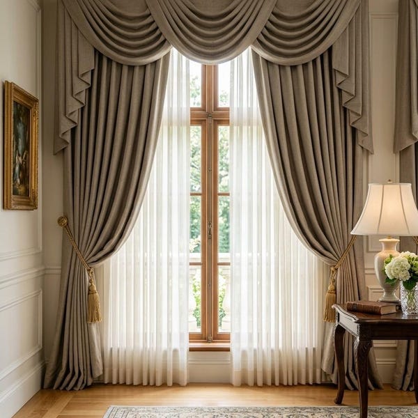 Designer curtains and curtain fabrics at Monu Mattress