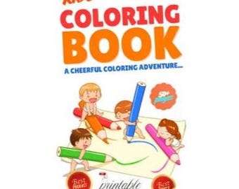 50 Kids Cartoon Coloring Pages | Printable Line Art Activity Sheets (PDF Download)