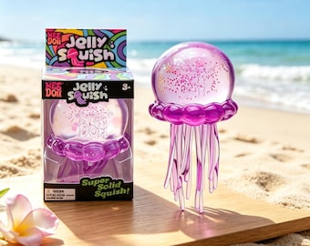 Jellyfish Squishy Toy | Sensory Fidget Toy | Stress & Anxiety Relief Squeeze Toy for Kids  Adults