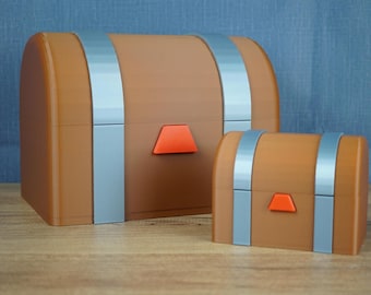 Replica van RuneScape-beloningskist, OSRS Clue Scroll-schatkist, opbergdoos gamercadeau, Master Elite Hard Medium Gemakkelijk beginnersniveaus
