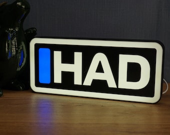 HAD Racing Schreibtischschild LED-Licht Fahrercode-Lampe für Sim-setup Premium Paddock Glow USB-betriebene benutzerdefinierte Motorsport Anzeige offenes Rad Fan Geschenk