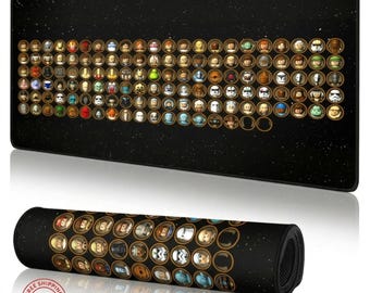 LEGO Star Wars Character Desk Mat, Gaming Mouse Pad XXL, Sci Fi Space Keyboard Mat