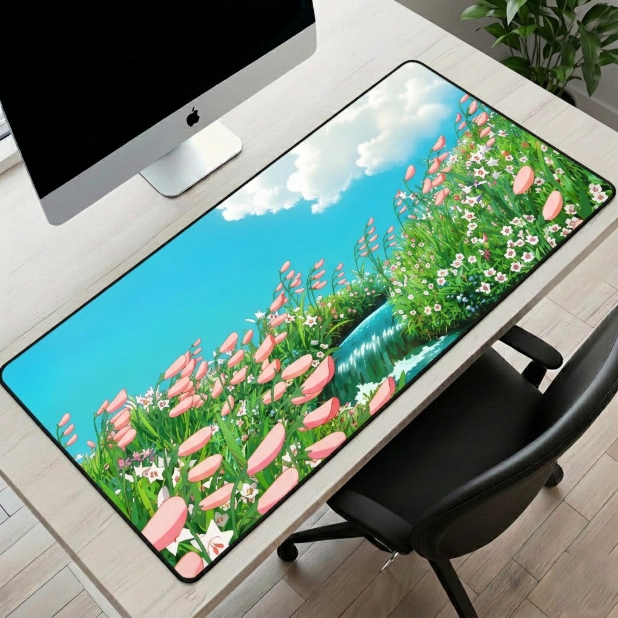 Howl's Moving Castle Inspired Desk Mat, Studio Ghibli Aesthetic