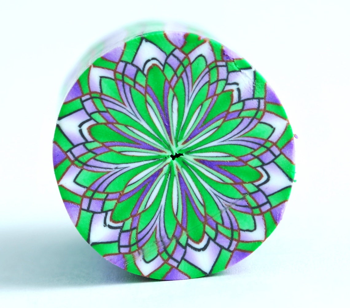 Polymer clay tutorial Kaleidoscope cane tutorial PDF Etsy