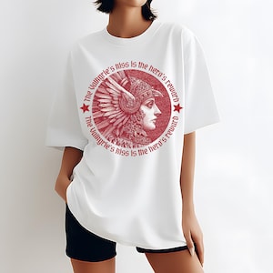 Valkyrie Shirt Comfort Colors 1717, Norse Mythology Graphic Tee, Viking Shield Maiden Gift, Goddess of War Apparel, Mythic Warrior Woman Top