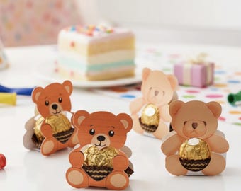 Customized gift boxes for the chocolates- Personalized Cardstock Party Decor