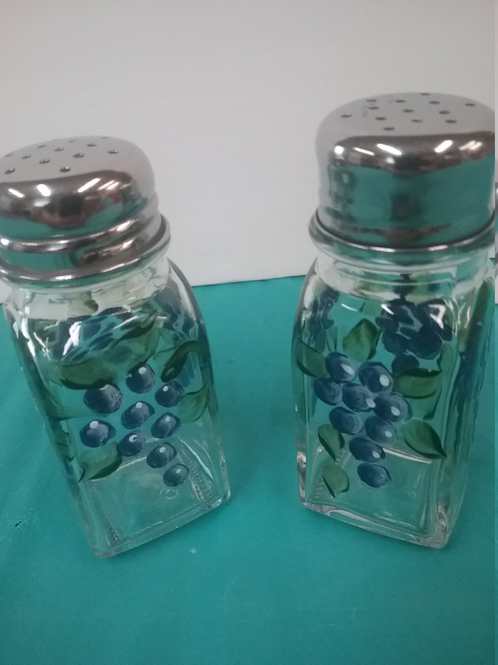 Salt and Pepper Shakers Wine Grapes Etsy