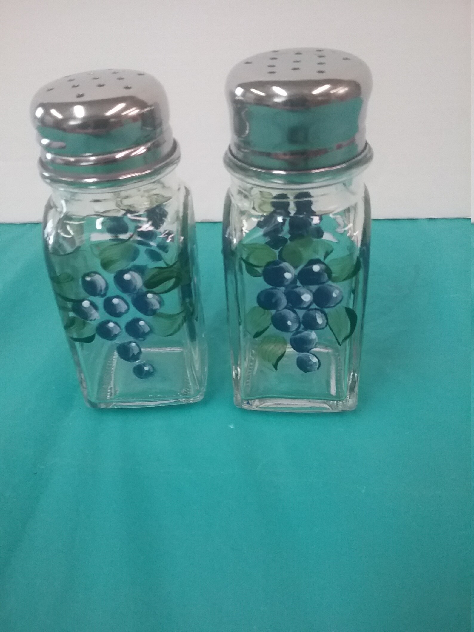 Salt and Pepper Shakers Wine Grapes Etsy