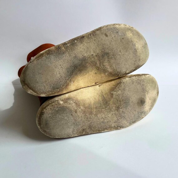 Moccasins with 10 Side Buttons Handmade Leather V… - image 8