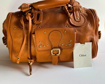 Vintage Y2k Early 2000s Chloe Paddington Satchel Leather Shoulder