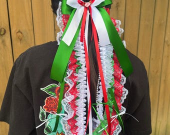 Mexican Hairbow | Ribbon Clip | Barrette