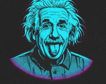 Relatively Weird Einstein T-Shirt | Pop Art Science Humor Tee