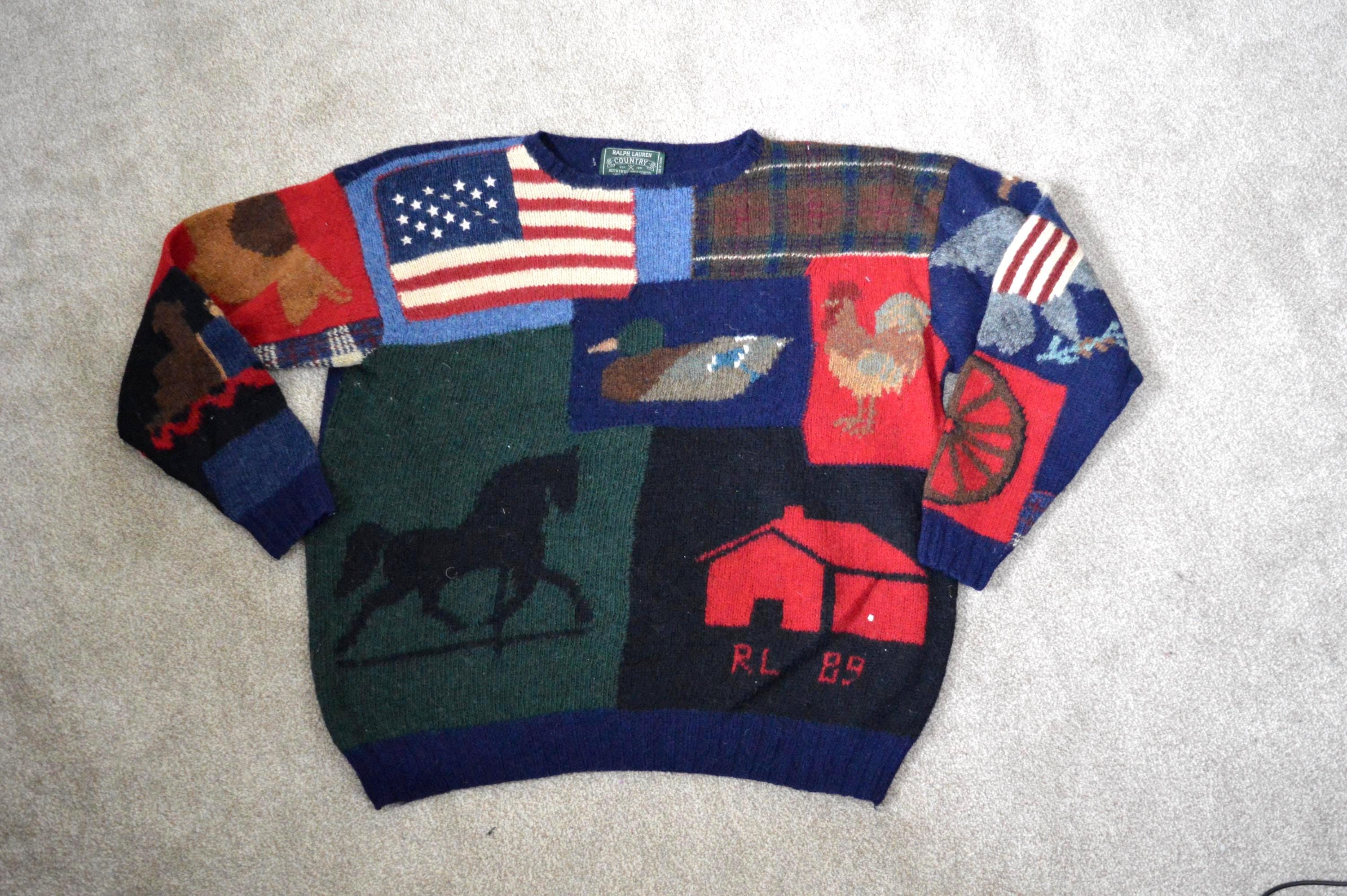 Polo Ralph Lauren 80s Sweater - Etsy