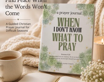 Prayer Journal Women Christian Devotional Faith Workbook Bible Study Guide Scripture Reflection Daily Meditation Book Guided Gratitude